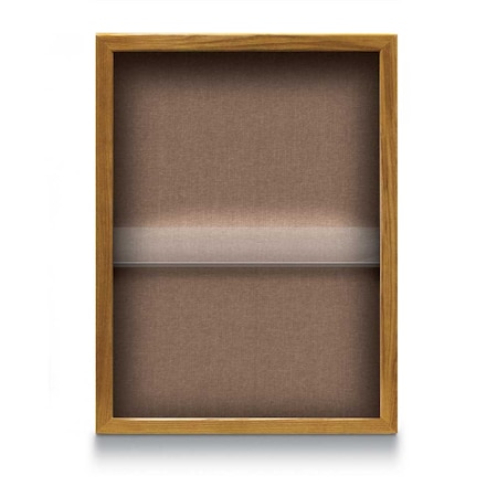 United Visual Products Indoor Enclosed Combo Board, 48"x36", Black Frame/Blue & Forbo UVCB4836B-BLUE-FORBO
